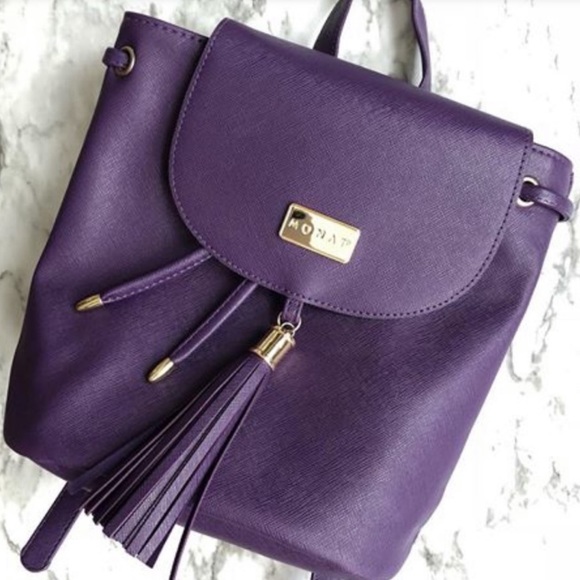 monat purple backpack
